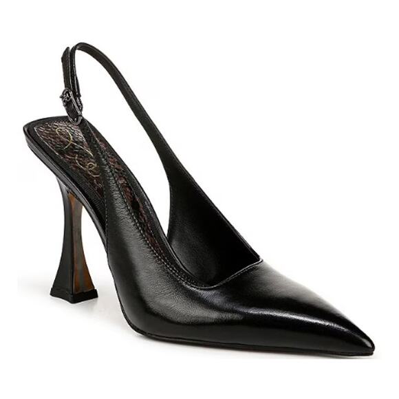 Sam Edelman Odette Slingback Heel in Black – EUC Size 8.5 - Picture 2 of 9